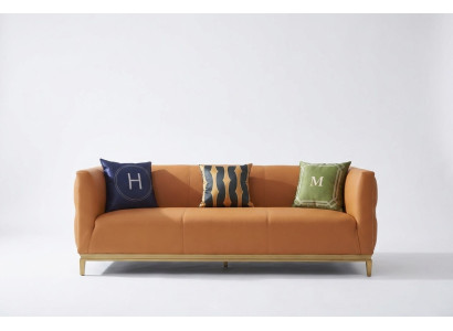 Designer Sofa 3 Sitzer Modern Couch Polster Sofas Designsofa Dreisitzer Návrhářská pohovka 3místná moderní sedací souprava Křesla Pohovky Designová pohovka třísedák