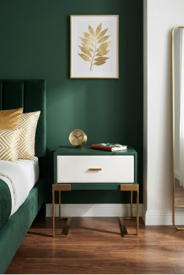 Design Nacht Tisch Konsole Deko Metall Glanz Tische Konsolen Schlaf Zimmer