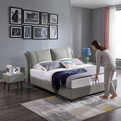 Klassisch Doppelbett Bett Ehebett Deko Design Luxus Betten Modern Stil neu