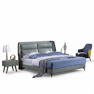 Bett Polster Design Luxus Doppel Hotel Betten Schlaf Zimmer Holz Neu 180x200cm