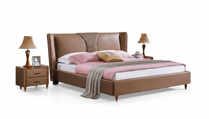 Bett Textil 2x Nachttisch 3tlg. Schlafzimmer Set Möbel Modern Luxus Betten