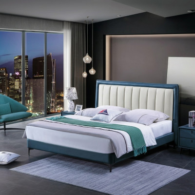 Schlafzimmer Gruppe Bett Luxus Möbel Betten Nachttische 3tlg. Garnitur