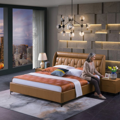 Luxus Schlafzimmer Möbel Bett 2x Nachttisch Set Betten Hotel Möbel 3tlg. Wohnen!