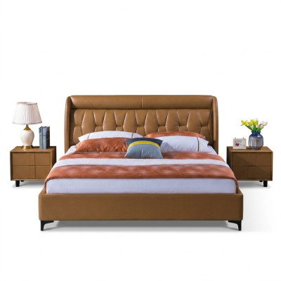 Luxus Schlafzimmer Möbel Bett 2x Nachttisch Set Betten Hotel Möbel 3tlg. Wohnen!