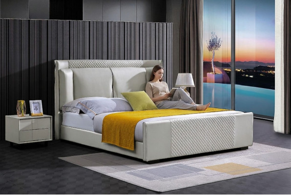Bett Schlafzimmer Set Design Möbel Luxus Betten 2x Nachttisch 3tlg Bettgestell