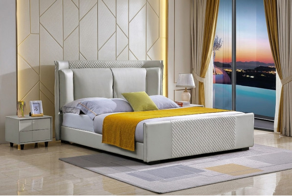 Bett Schlafzimmer Set Design Möbel Luxus Betten 2x Nachttisch 3tlg Bettgestell