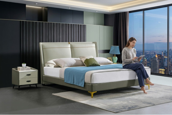 Designer Polsterbett Bett Betten Doppelbett Ehebett Designerbett NEU