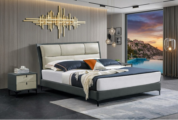 Bett Schlafzimmer Sets Designer Luxus Betten Komplettes Set 2x Nachttisch