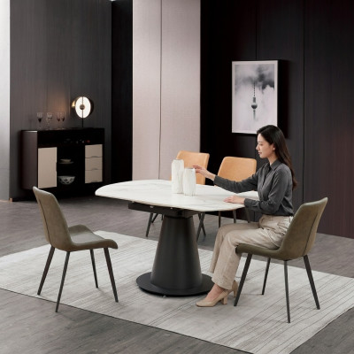 Designový jídelní stůl kulatý stůl obývací pokoj jídelní stoly 150x90