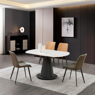 Designový jídelní stůl kulatý stůl obývací pokoj jídelní stoly 150x90