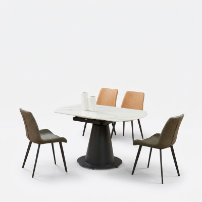 Designový jídelní stůl kulatý stůl obývací pokoj jídelní stoly 150x90