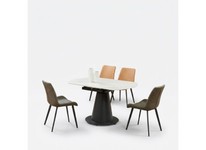 Designový jídelní stůl kulatý stůl obývací pokoj jídelní stoly 150x90
