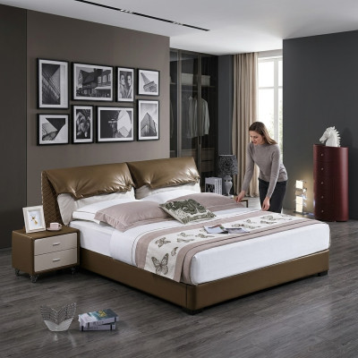 Klassisches 3 tlg. Schlafzimmer Set Klassisches Bett + Nachttisch Doppelbett Neu