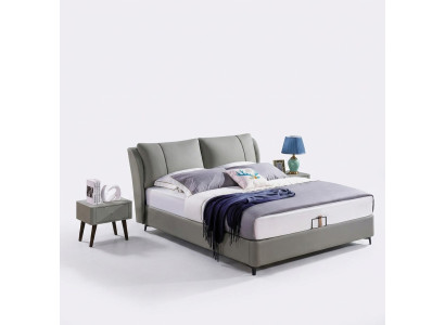 Postel 2x noční stolek 3 kus. Ložnice Nastavení Design Moderní Luxusní Skupina Postelí Nový