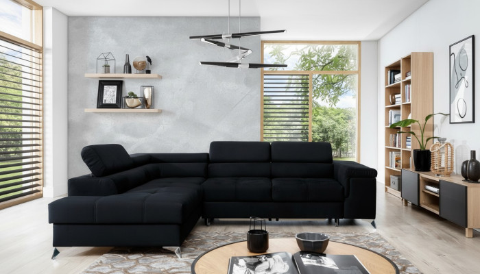 Design Sofa Couch Ecksofa Textil Polster Garnitur Wohnlandschaft Eckgarnitur Neu