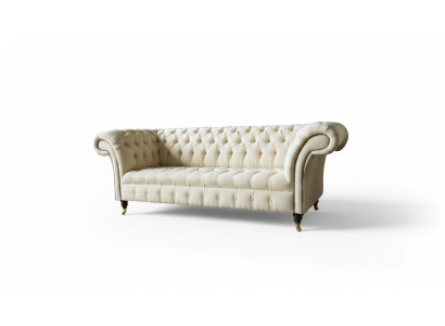 Chesterfield krémový textilní obývací pokoj Nový kreativní moderní design luxusního nábytku pohovka