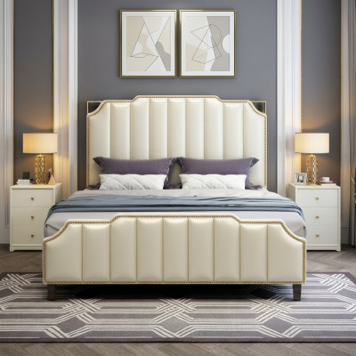 Bett Polster Design Luxus Doppel Hotel Betten Ehe 180x200cm Schlaf Zimmer