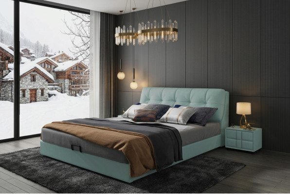 Designer Bett 180x200 Leder Metall Betten Doppel Schlaf Zimmer Luxus Ehe