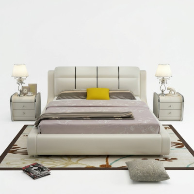 Luxus Schlafzimmer Bett Doppel Betten Holz 180x200cm Designer Hotel