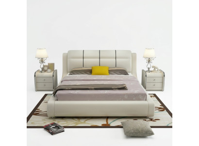 Luxus Schlafzimmer Bett Doppel Betten Holz 180x200cm Designer Hotel