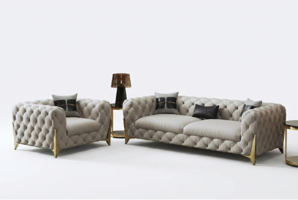 Sofa sestava Big Set 3+1 sedadla kožená pohovka sedací souprava Design pohovky