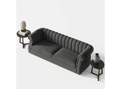 Designer Pohovka 3 Místná Moderní Pohovky Čalouněné Design Pohovka Třísedadlová