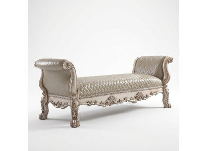 Hocker Sofa Pouf Polster Beistellhocker Fußhocker Ottomane Sitz Bank Barock Neu