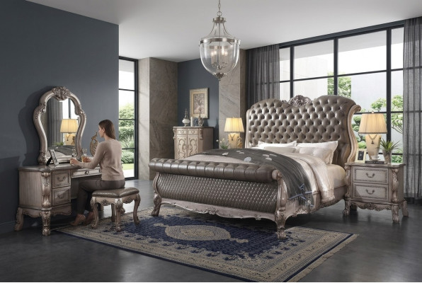 Ložnice 6dílný design. Ložnice kompletní set postel noční stolek komoda Nový