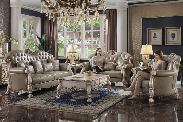 Barock Chesterfield Sofagarnitur Klassische Sofa Möbel Couch Garnitur Sofas Neu