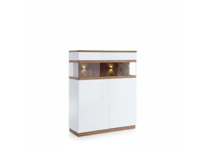 Luxus Glas Vitrine Holz Designer Schrank Vitrinen Regal Schränke Regale Möbel