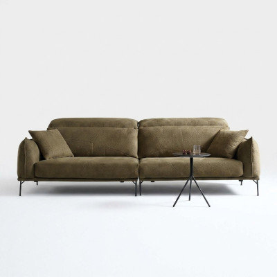 Sofa Polsterung 4 Sitzer Textil Big Xxl Wohnzimmer Couches Textil