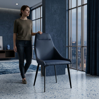 Jídelní pokoj TV potah židle NOVÝ textil elegantní Moderní křeslo židle 1x Relax