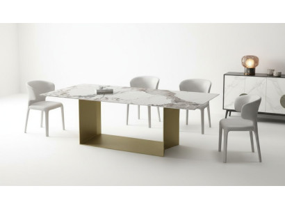 Moderní obývací pokoj jídelna Kuchyně Stoly 180x90 Jídelní stůl Designový stůl Nerez ocel