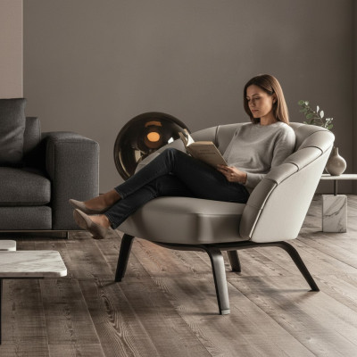 1 lůžková pohovka Couch TV polštář nábytek Nové křeslo jednolůžkové poschodí