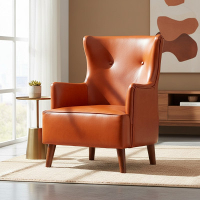 Einsitzer Couch Wohnzimmer Möbel Sofas Sessel Einsitzer Lounge Sofa