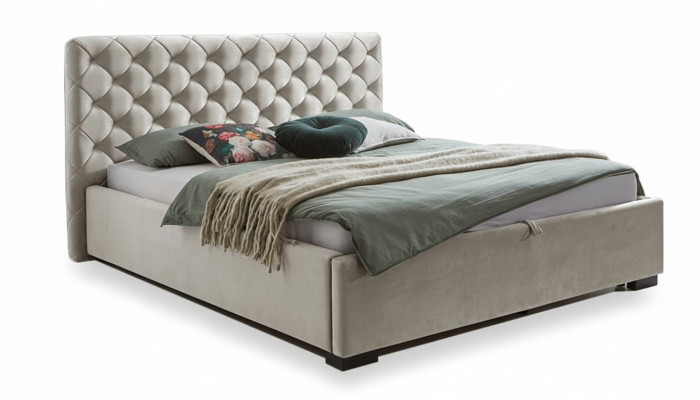 Ložnice hotelová postel 180x200 Chesterfield nová luxusní manželská postel