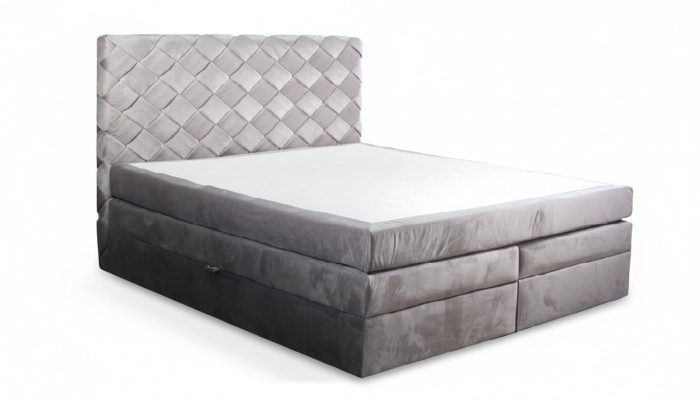 Boxspring Bett Lederbett 180x200cm Hotel Doppelbett Luxus Betten Modernes Neu