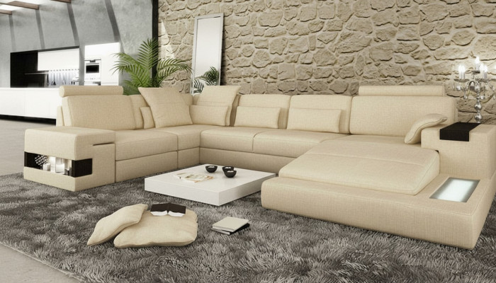 Ecksofa Couch Polster Couchen Neu Eck U Form Sofa Wohnlandschaft Möbel Sofas Neu