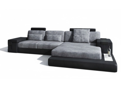 Ecksofa Wohnzimmer L-Form Polster Sofa LederDesign NEU Modern