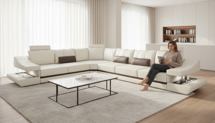 Překládám: Rozkládací pohovky Design rohová sedací souprava L-Forma Nábytek postele Funkce Textil Přírodní kůže Rozkládací pohovka Pohovky