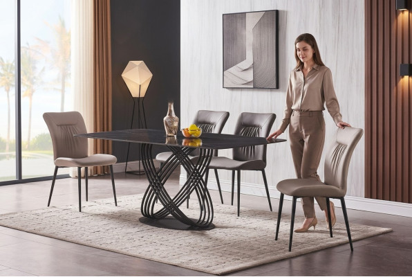 Luxusní stůl nerezová ocel jídelní stůl jídelna jídelní stoly kuchyně stoly Design Kov
