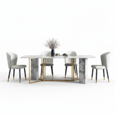 Luxus Moderner Marmor Stil Esstisch Möbel Tische Esszimmer Design Küche