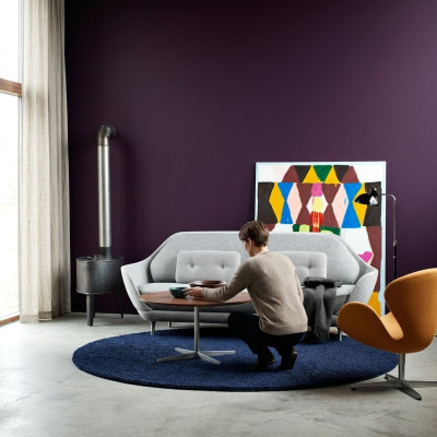 Pohovka obývací souprava Relax Sedací design pohovka Lounge látková šedá Moderní pohovky Nové