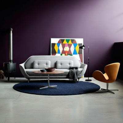 Pohovka obývací souprava Relax Sedací design pohovka Lounge látková šedá Moderní pohovky Nové