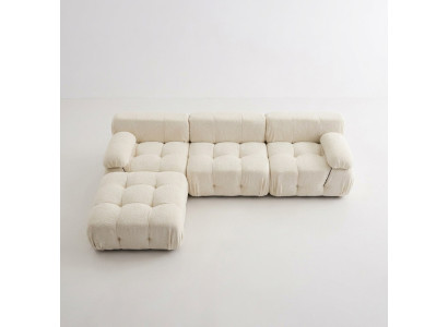 Ecksofa L-form Wohnlandschaft Relax Sitz Design Couch Lounge Eck Modern Textil