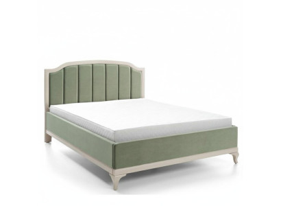 Design Bett Luxus Doppel Hotel Betten Schlaf Zimmer Leder Modern Stoff 160*200cm