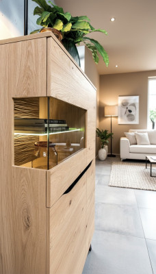 Luxus Glas Modern Vitrine Holz Designer Schrank Vitrinen Regal Regale Schränke
