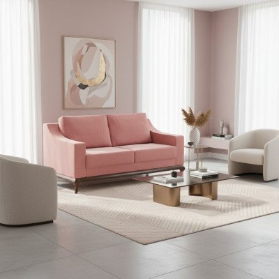 Sofa 2 Sitzer 160 x100 cm Modern Stil Möbel Sofa 2 Sitzer Modernes Sofa Couchen