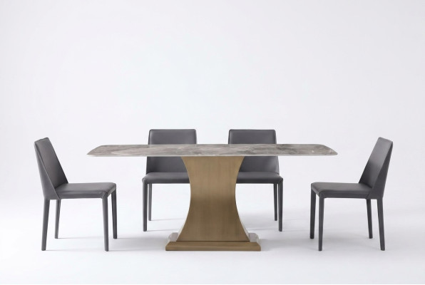 Esszimmer Set Esstisch + 4 Stühle Esszimmer Stuhl Set Garnitur 5tlg.