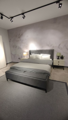 Luxuriöses Schlafzimmer Set Designer Doppelbett Elegant 2x Nachttische